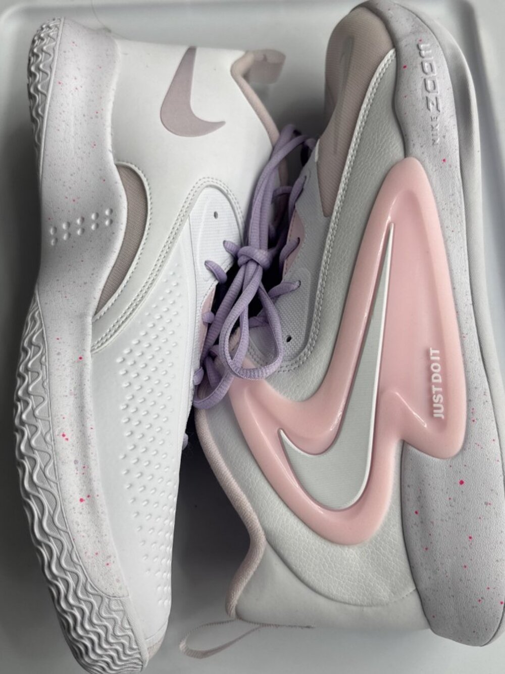 Nike Zoom Hyperset 2 Arctic Pink Volleyball Shoes HF3241-100 Men’s Size 14